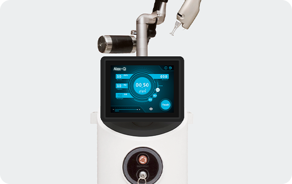最新しみ取りレーザーALEX-Q導入