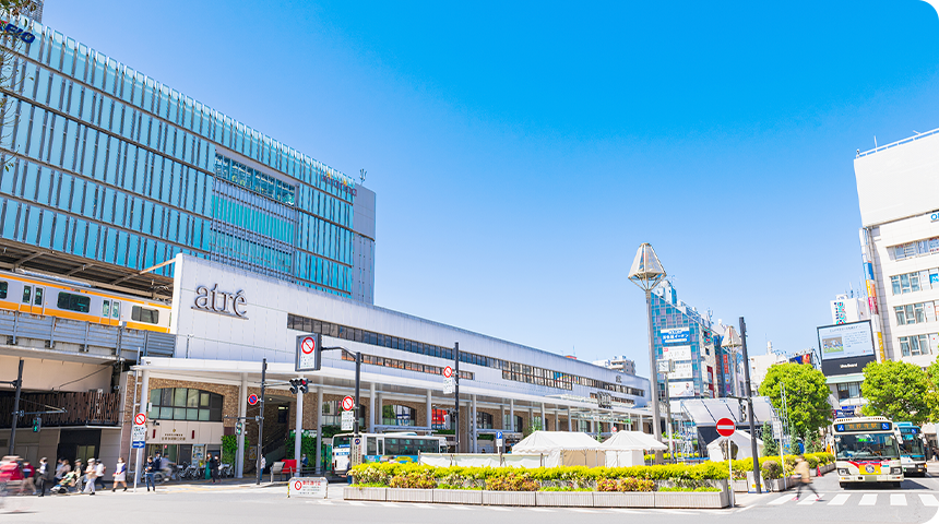 吉祥寺駅から徒歩2分・土日も診療 通院に便利なクリニック